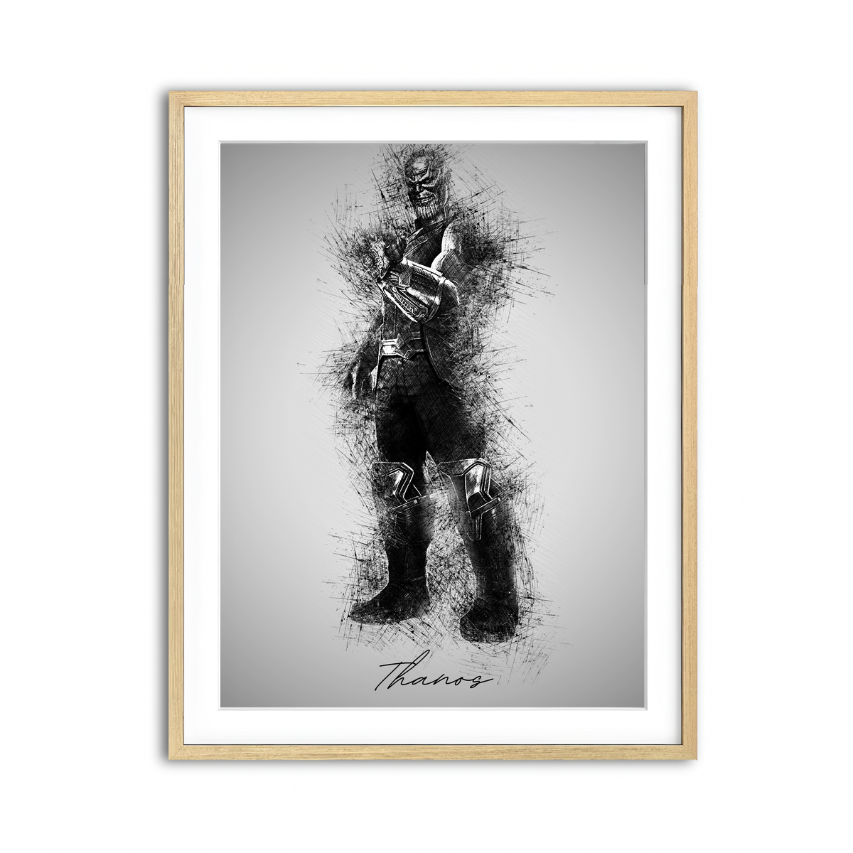 Framed Print 3x4 Natural