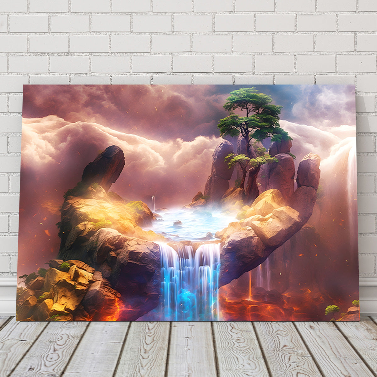 The Artistry of Nature's Hand Wall Art