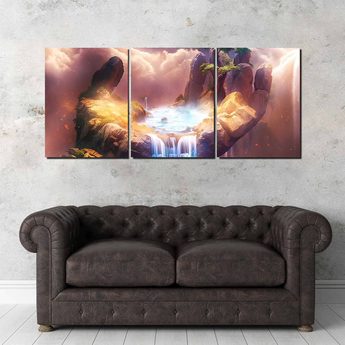 The Artistry of Nature's Hand Wall Art