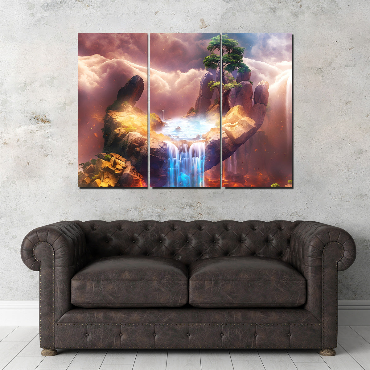 The Artistry of Nature's Hand Wall Art