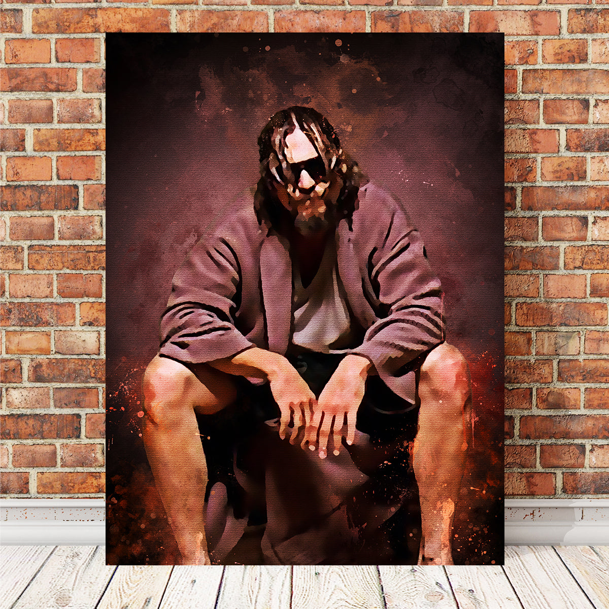 The Dude Toilet Wall Art