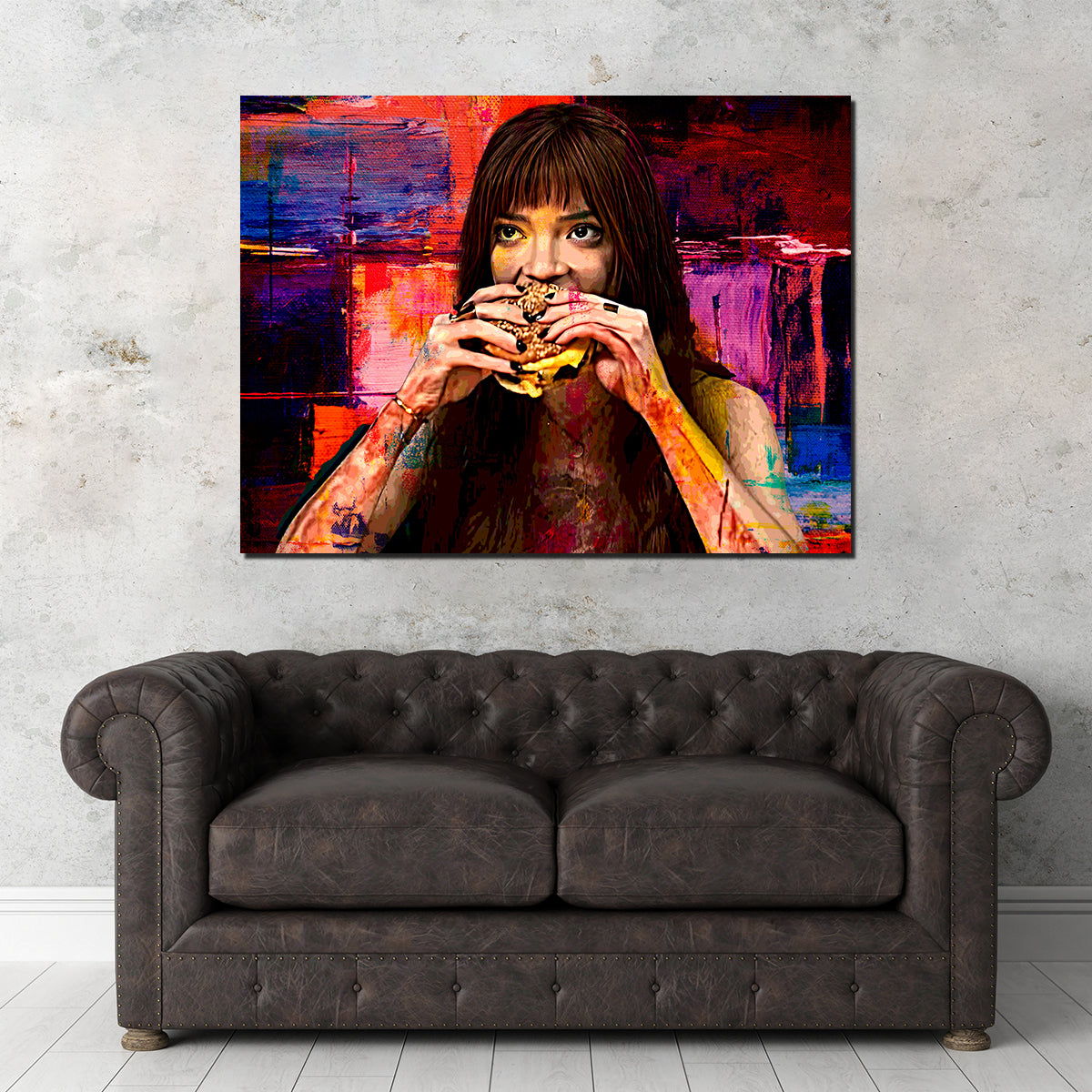 The Menu Cheeseburger Wall Art