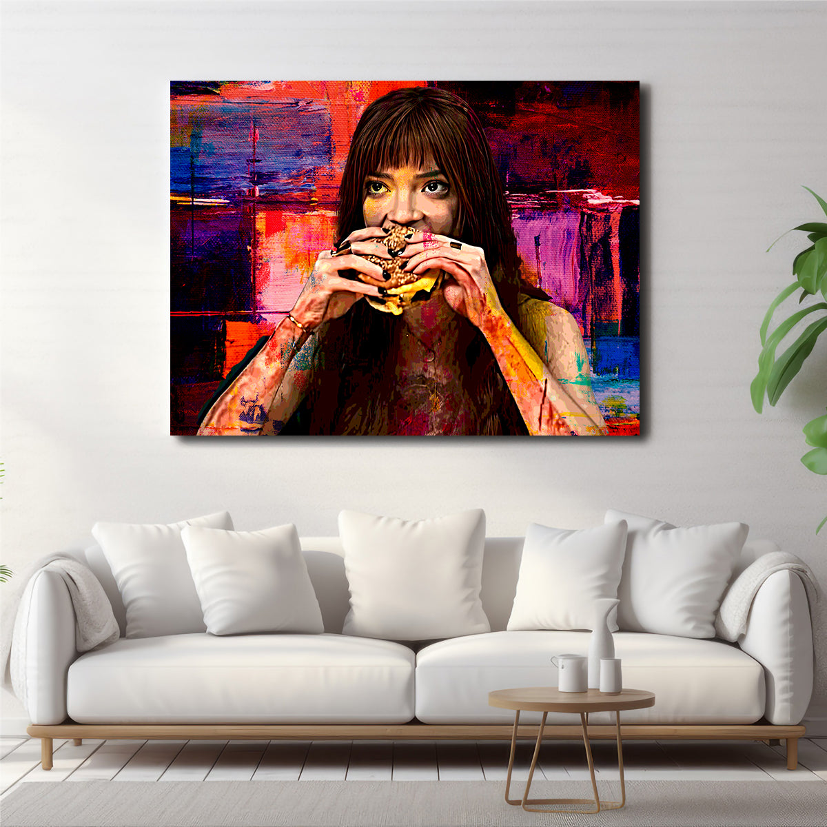 The Menu Cheeseburger Wall Art