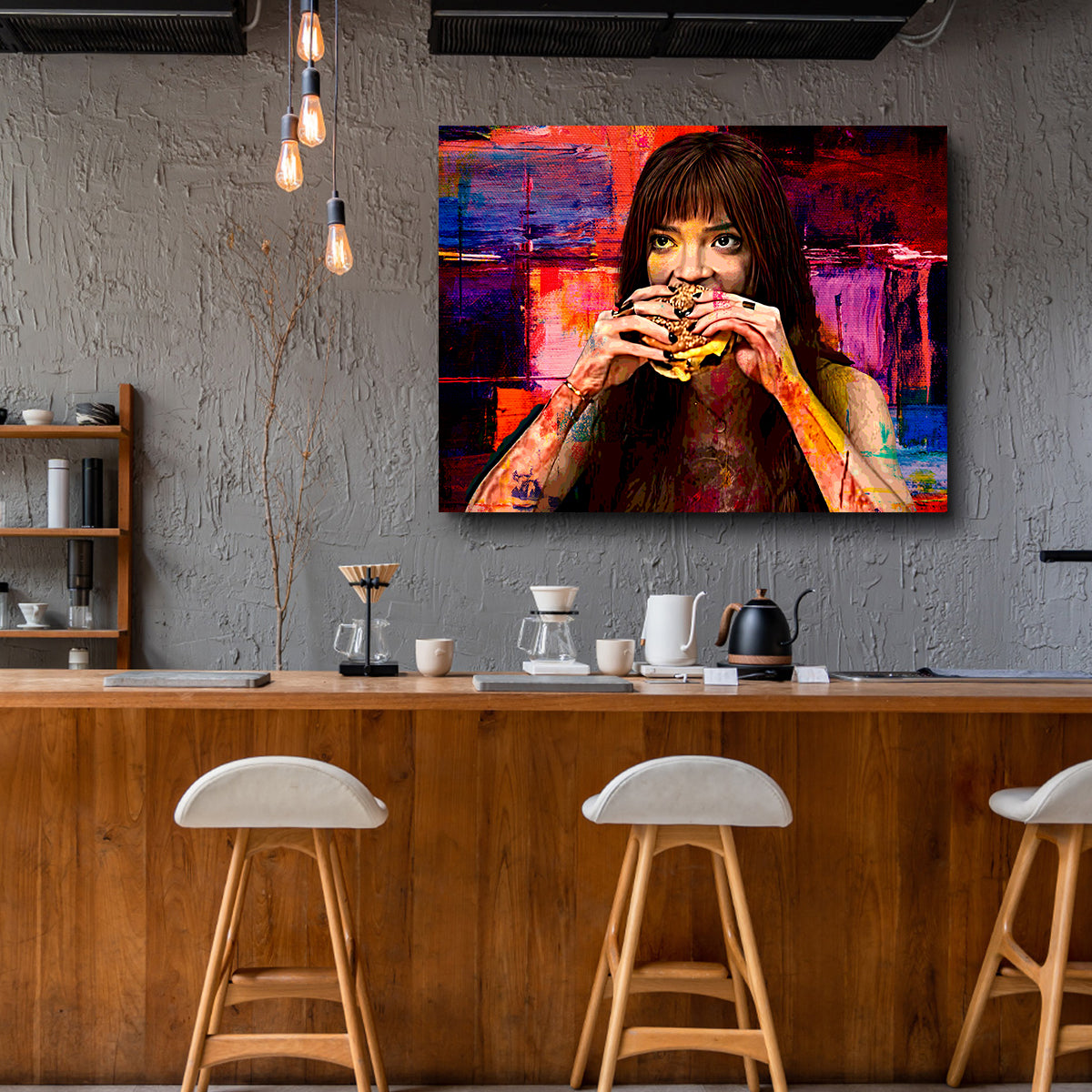 The Menu Cheeseburger Wall Art