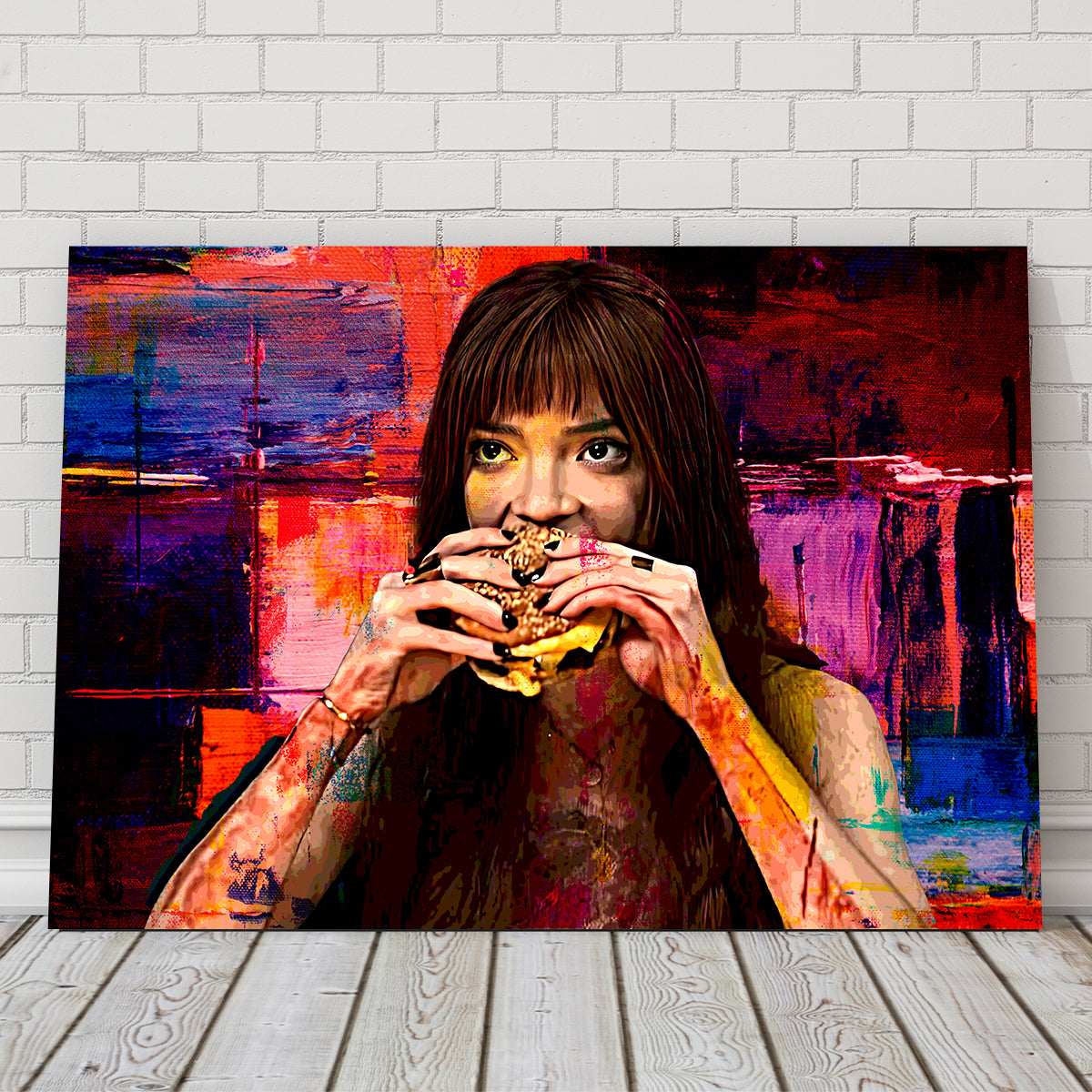 The Menu Cheeseburger Wall Art