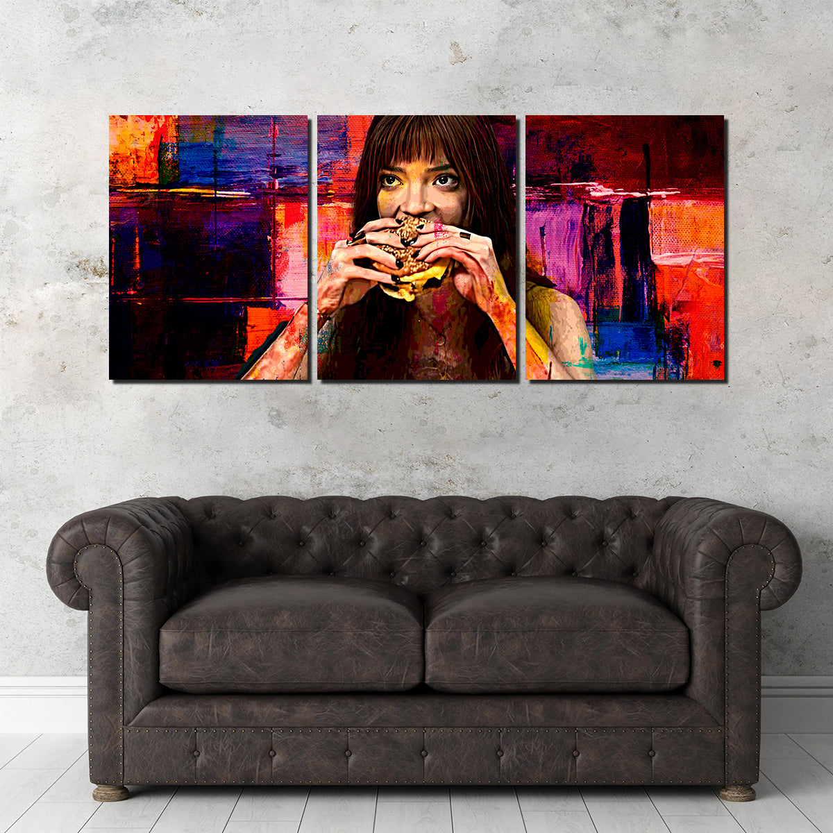 The Menu Cheeseburger Wall Art