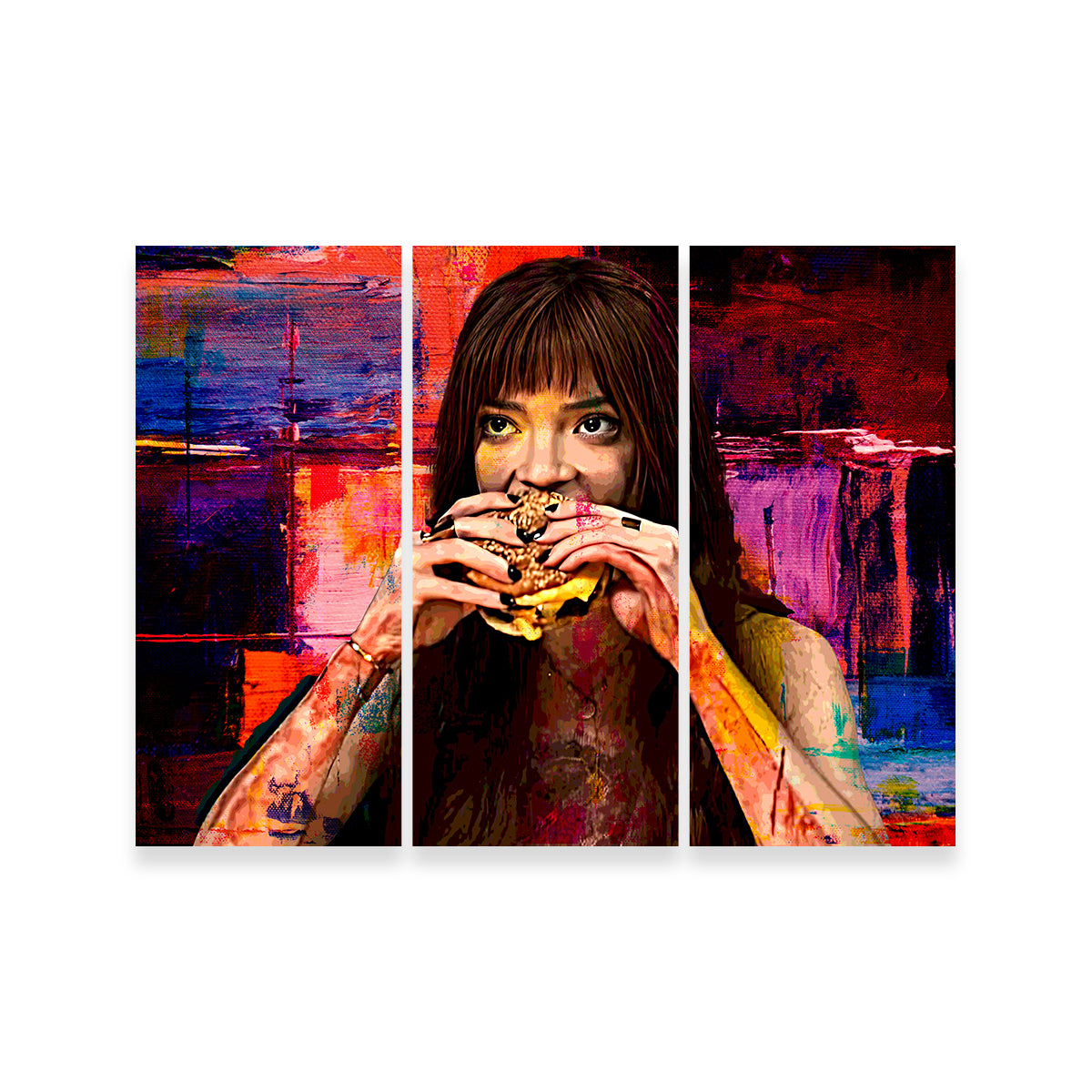 The Menu Cheeseburger Wall Art