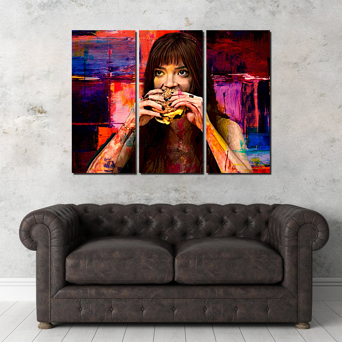 The Menu Cheeseburger Wall Art