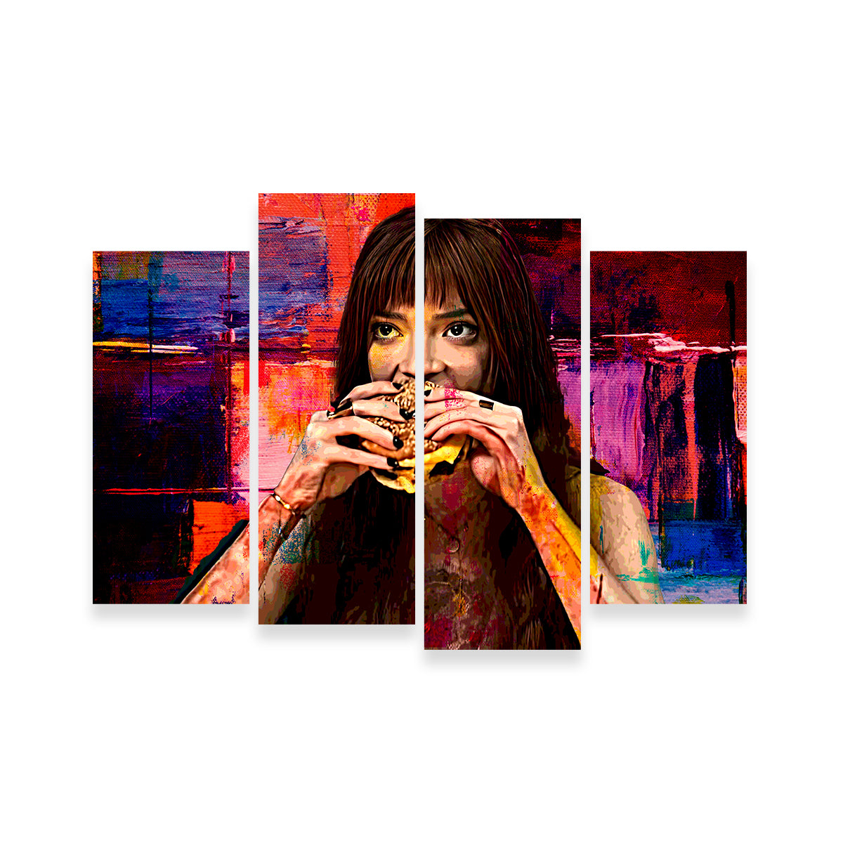 The Menu Cheeseburger Wall Art