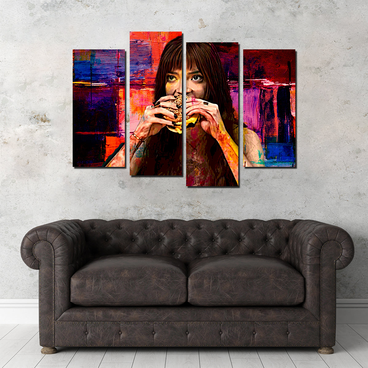 The Menu Cheeseburger Wall Art