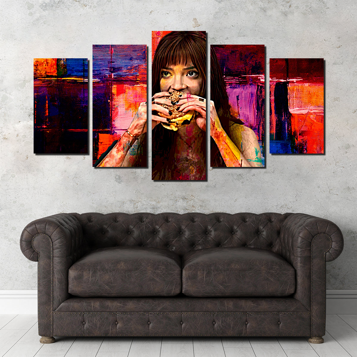 The Menu Cheeseburger Wall Art