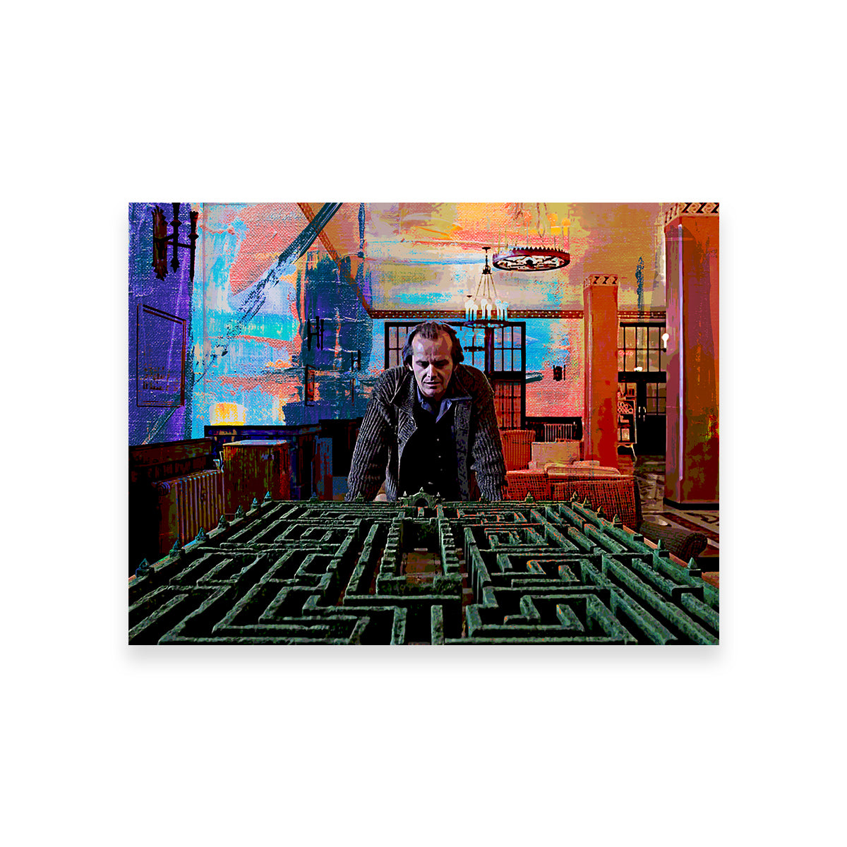 The Shining Hedge Maze Wall Art