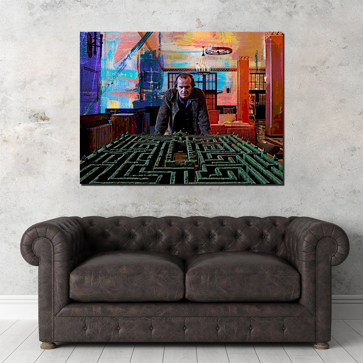 The Shining Hedge Maze Wall Art