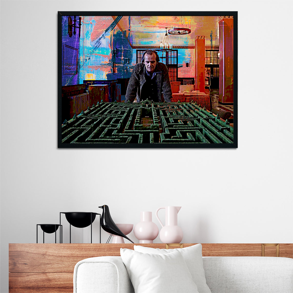 The Shining Hedge Maze Wall Art