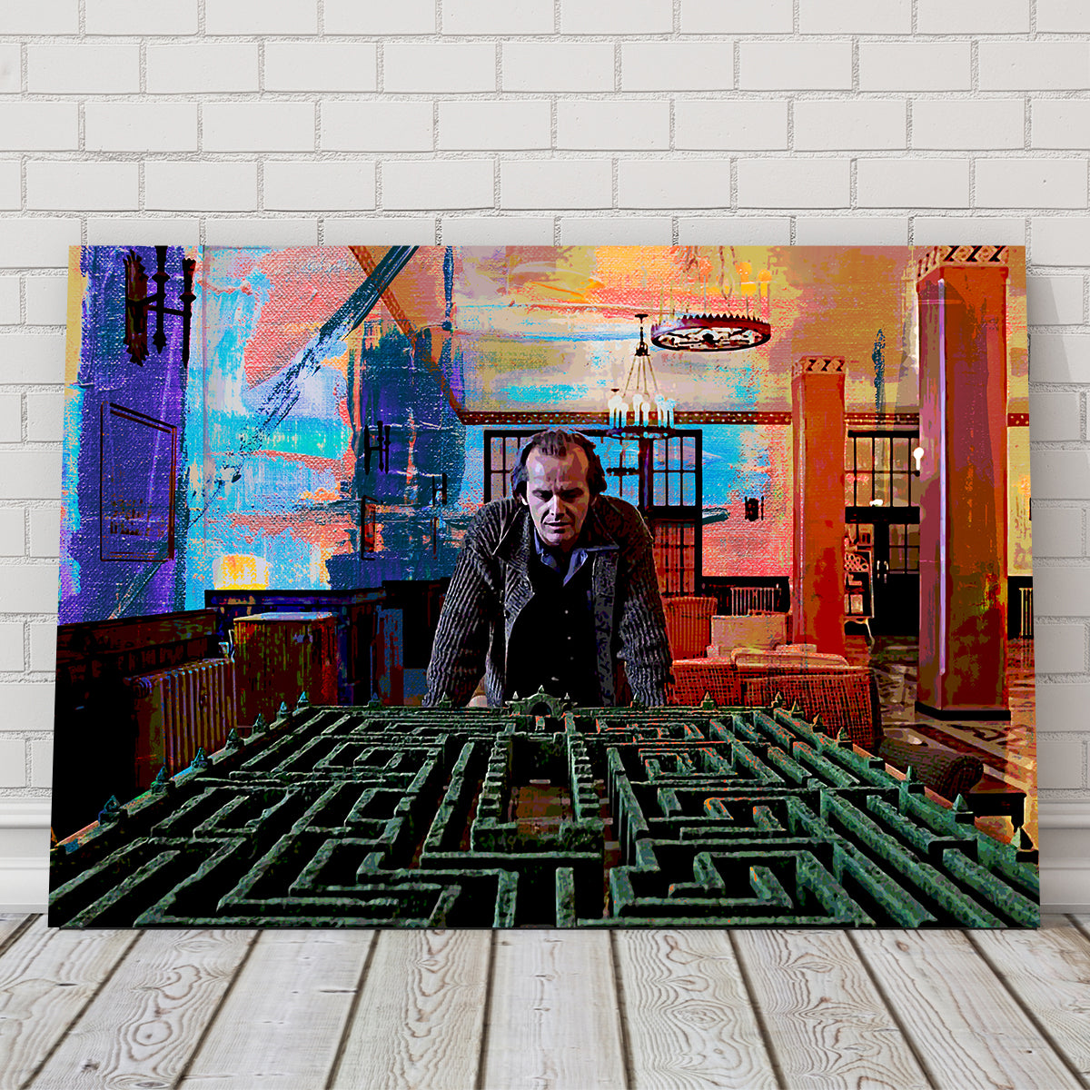 The Shining Hedge Maze Wall Art
