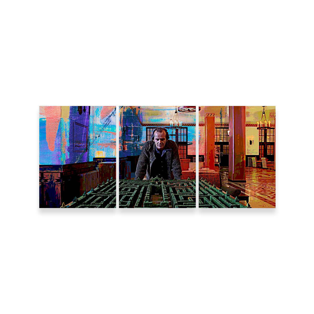The Shining Hedge Maze Wall Art
