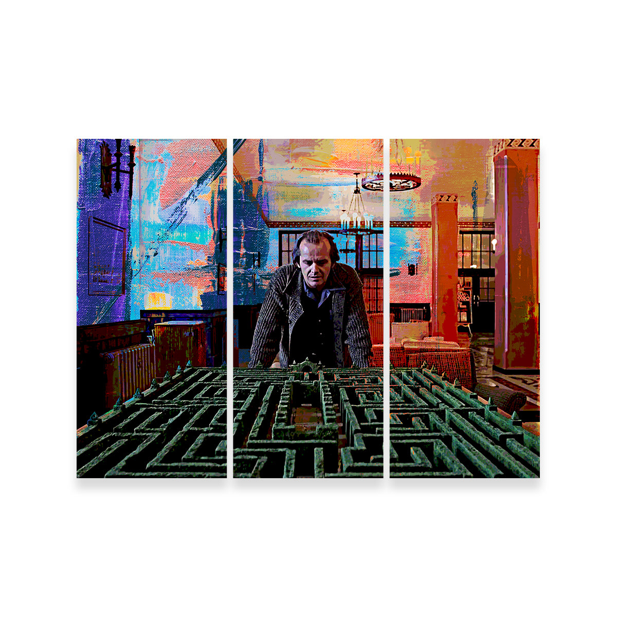 The Shining Hedge Maze Wall Art