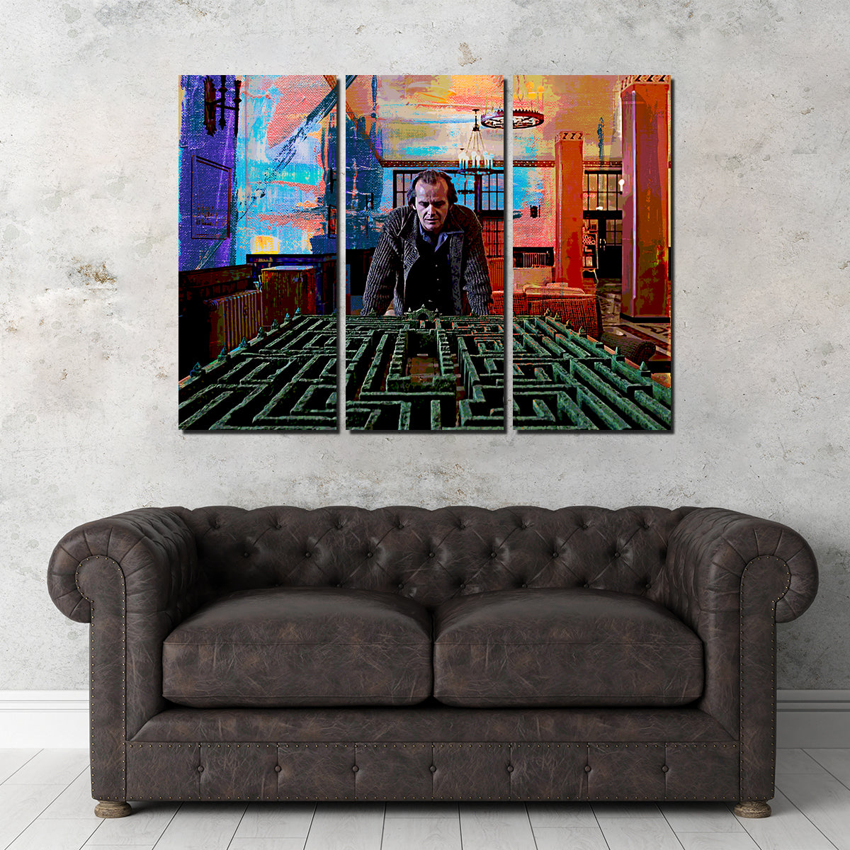 The Shining Hedge Maze Wall Art