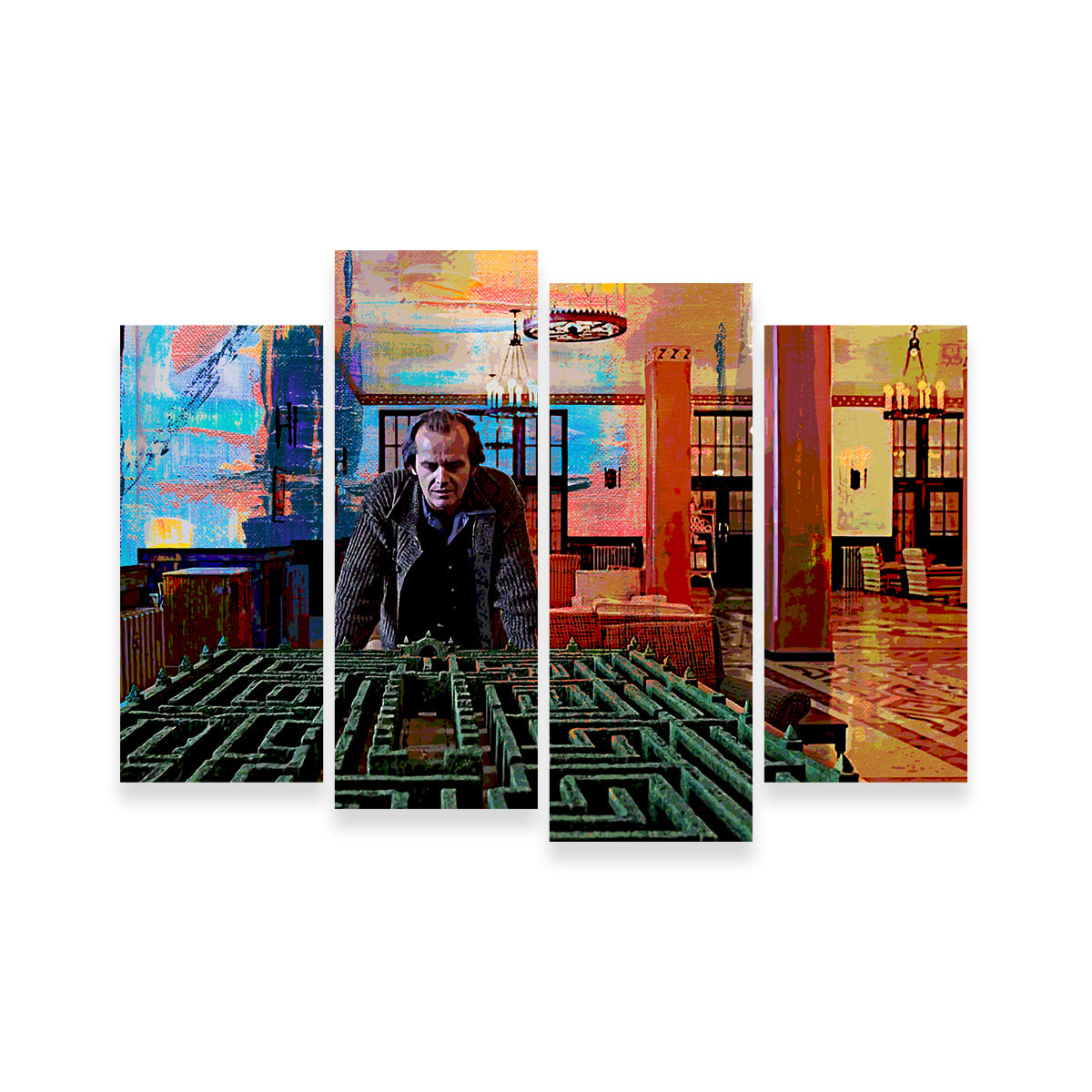 The Shining Hedge Maze Wall Art