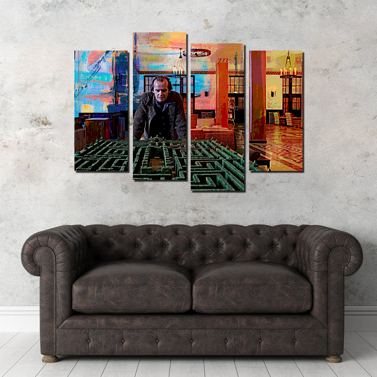 The Shining Hedge Maze Wall Art