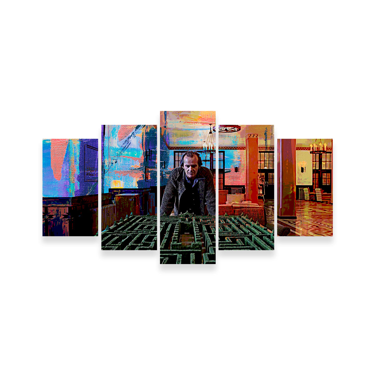 The Shining Hedge Maze Wall Art