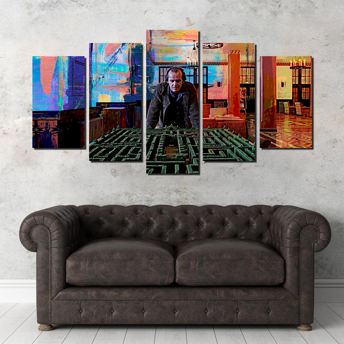 The Shining Hedge Maze Wall Art