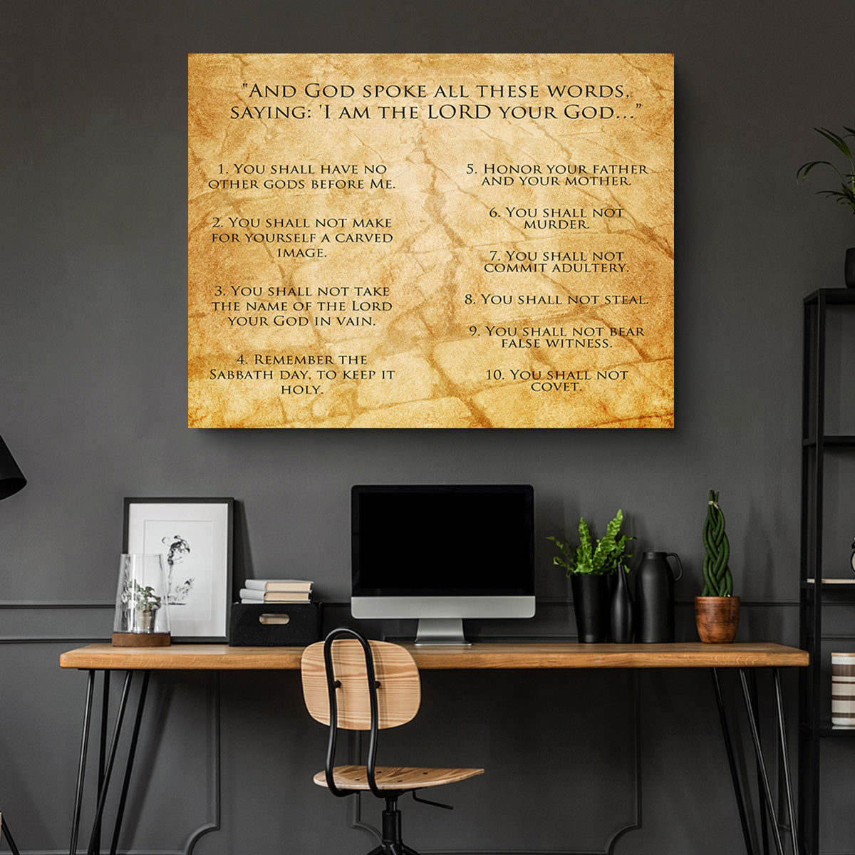 The Ten Commandments Wall Art