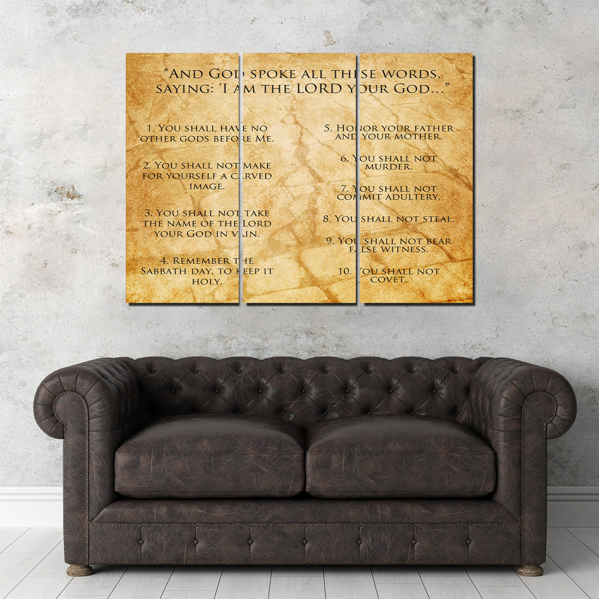 The Ten Commandments Wall Art