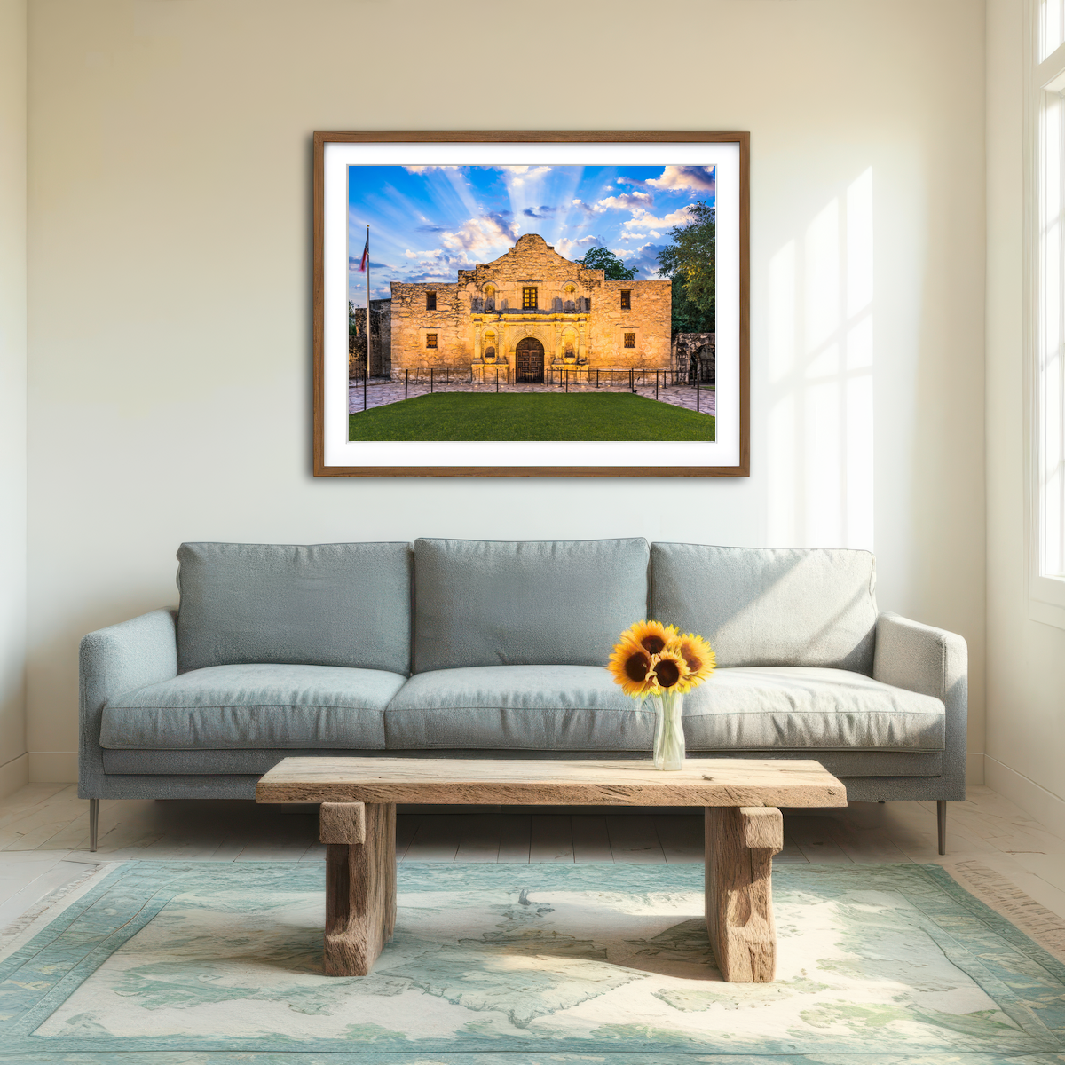 AUTO-MOCKUP ROOM | The Alamo Wall Art
