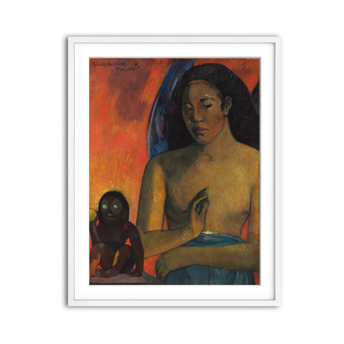 Framed Print 3x4 White