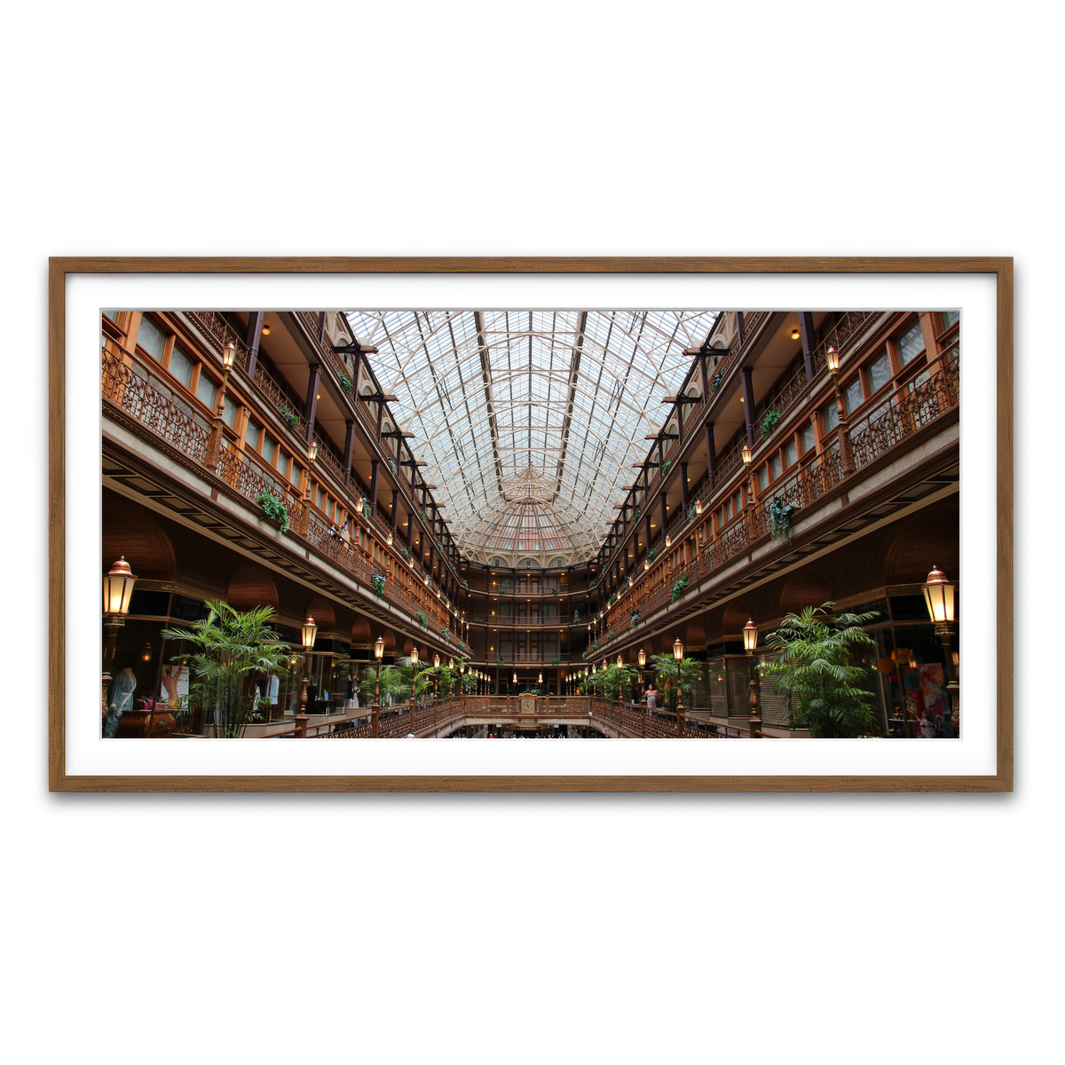 Framed Print 2x1 Walnut