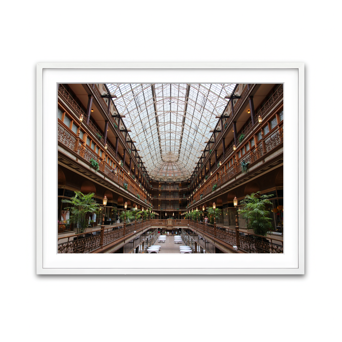 Framed Print 4x3 White