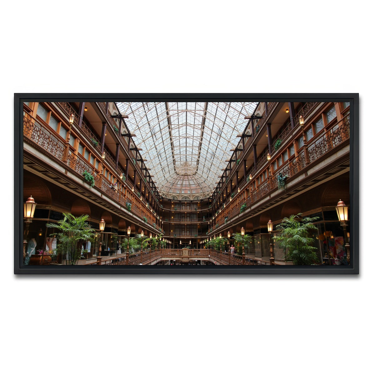 AUTO-MOCKUP WHITE | The Arcade Cleveland | 1 Piece | Black Framed Canvas | group=2x1