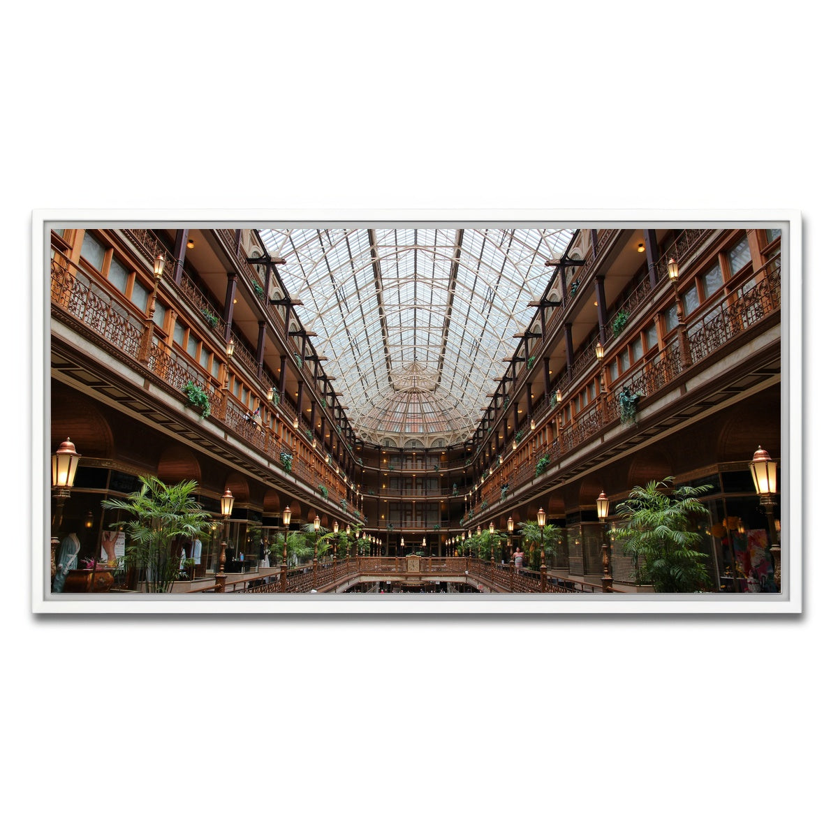 AUTO-MOCKUP WHITE | The Arcade Cleveland | 1 Piece | White Framed Canvas | group=2x1