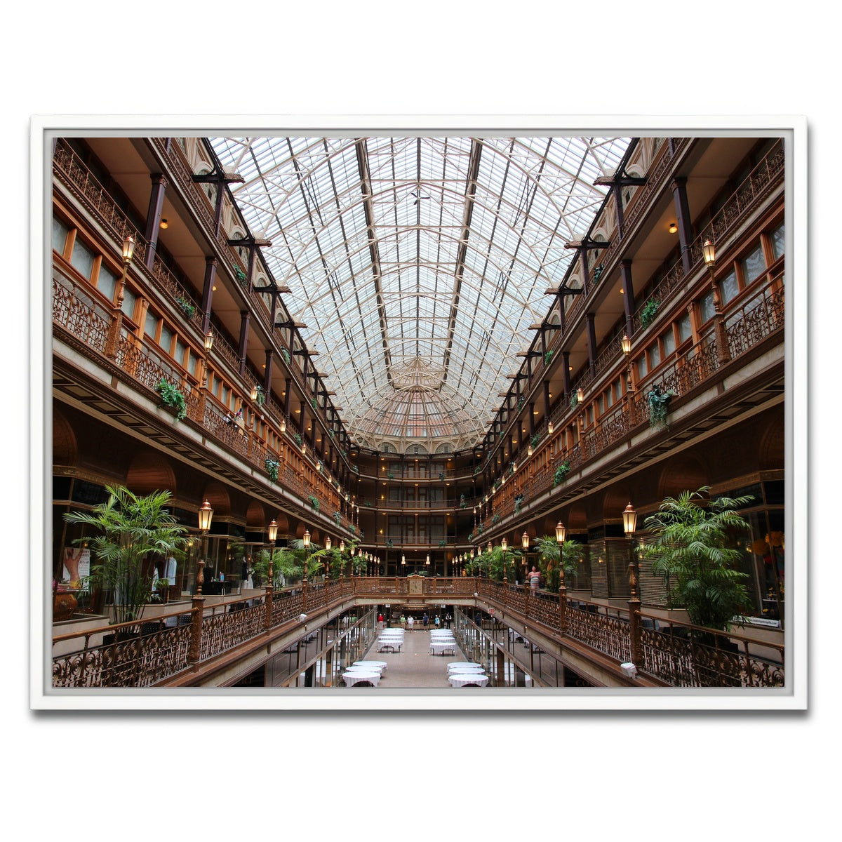 AUTO-MOCKUP WHITE | The Arcade Cleveland | 1 Piece | White Framed Canvas | group=4x3