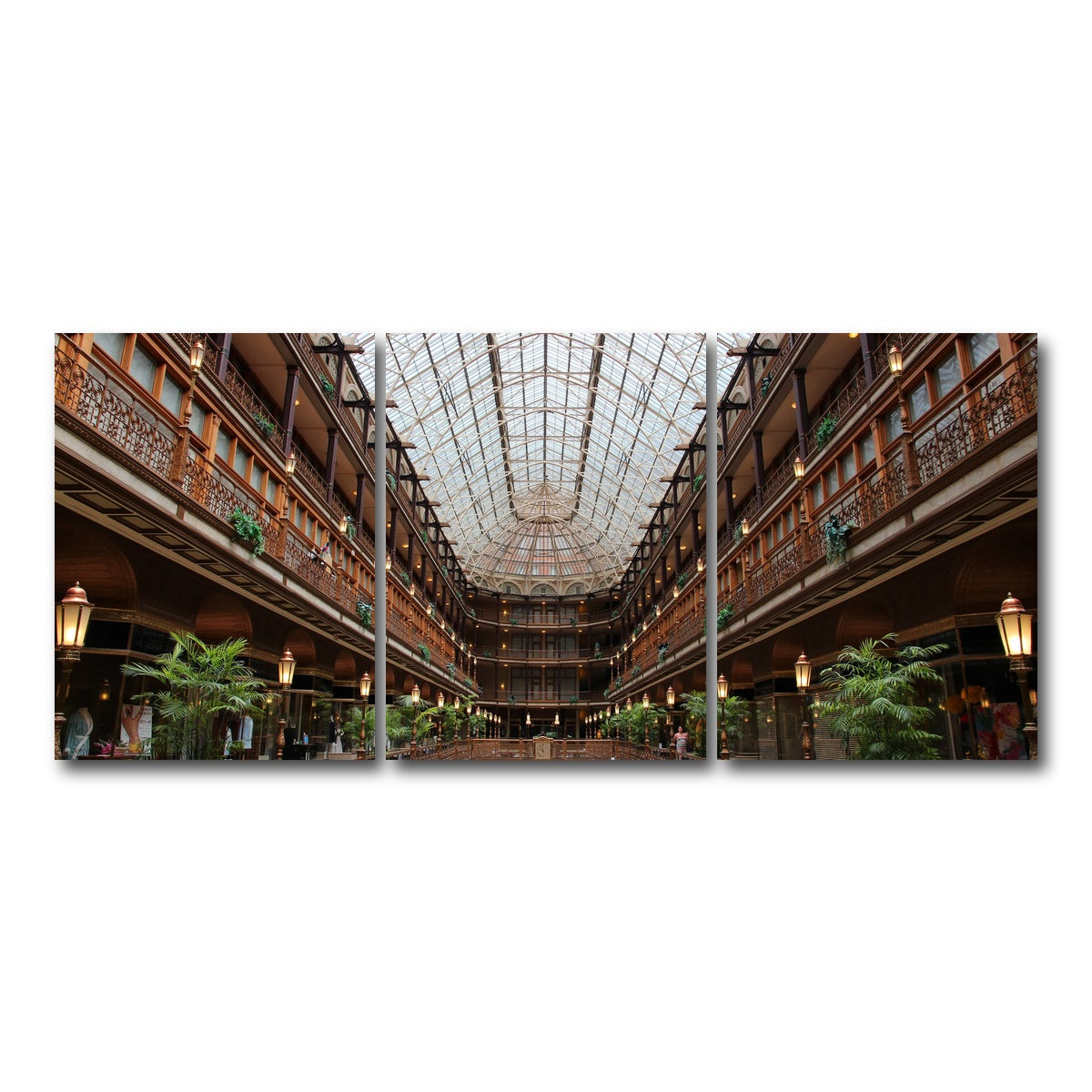 AUTO-MOCKUP WHITE | The Arcade Cleveland | 3 Piece | Gallery Wrap Canvas | group=18x24