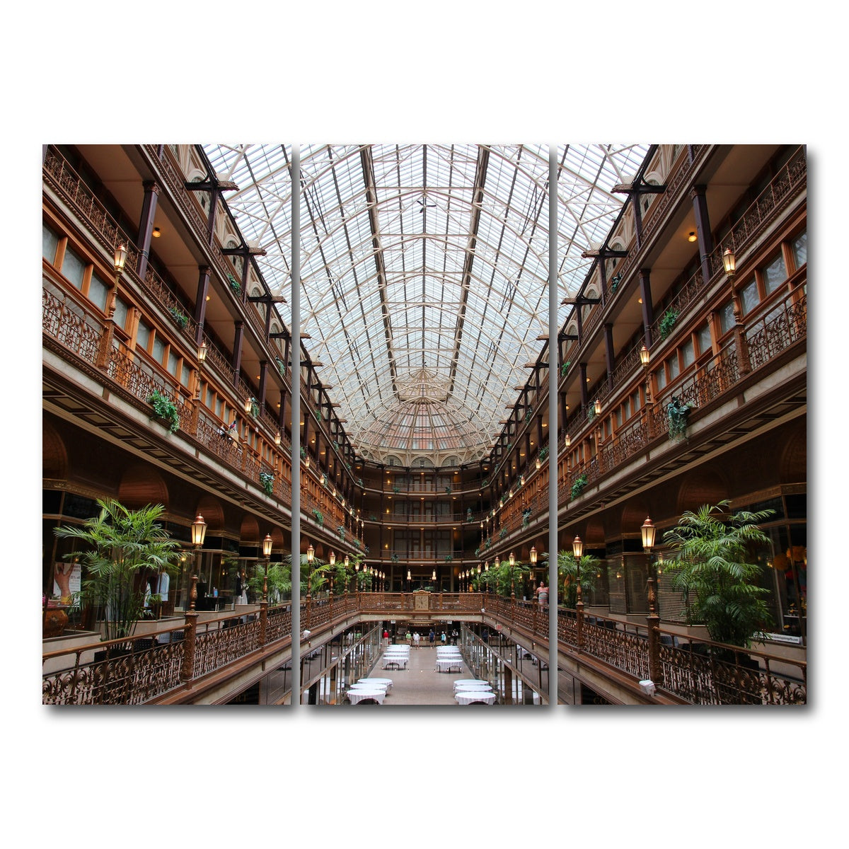 AUTO-MOCKUP WHITE | The Arcade Cleveland | 3 Piece | Gallery Wrap Canvas | group=8x18