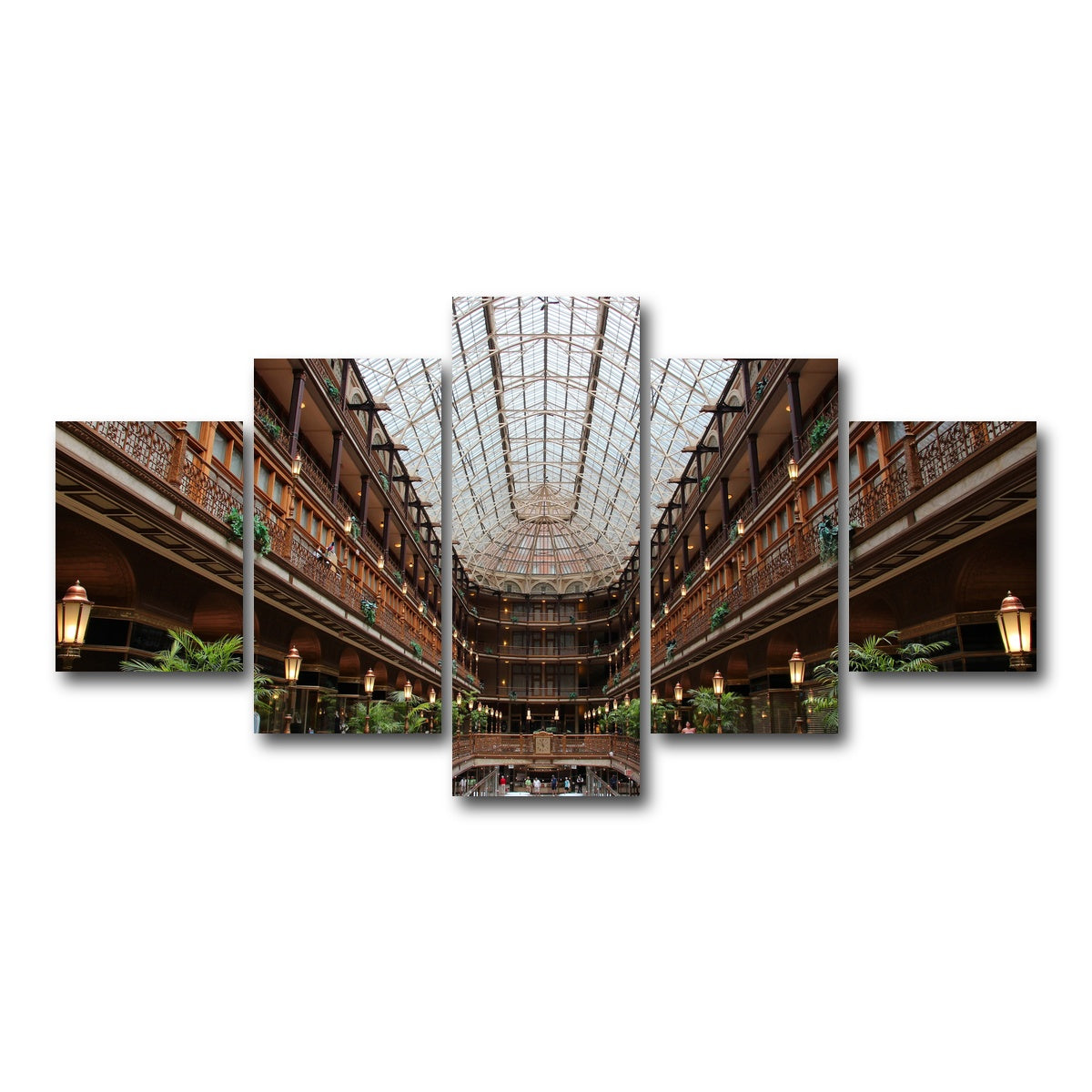 AUTO-MOCKUP WHITE | The Arcade Cleveland | 5 Piece | Gallery Wrap Canvas | group=5_short