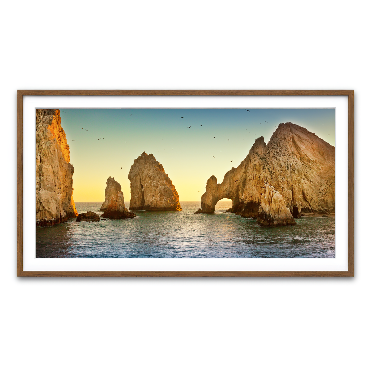 Framed Print 2x1 Walnut