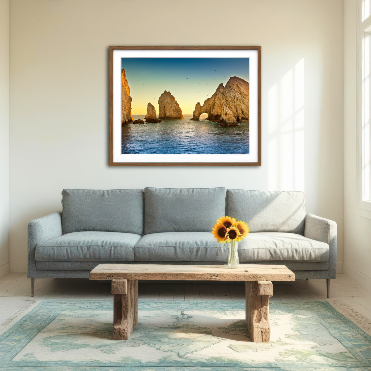 AUTO-MOCKUP ROOM | The Arch of Cabo San Lucas Wall Art