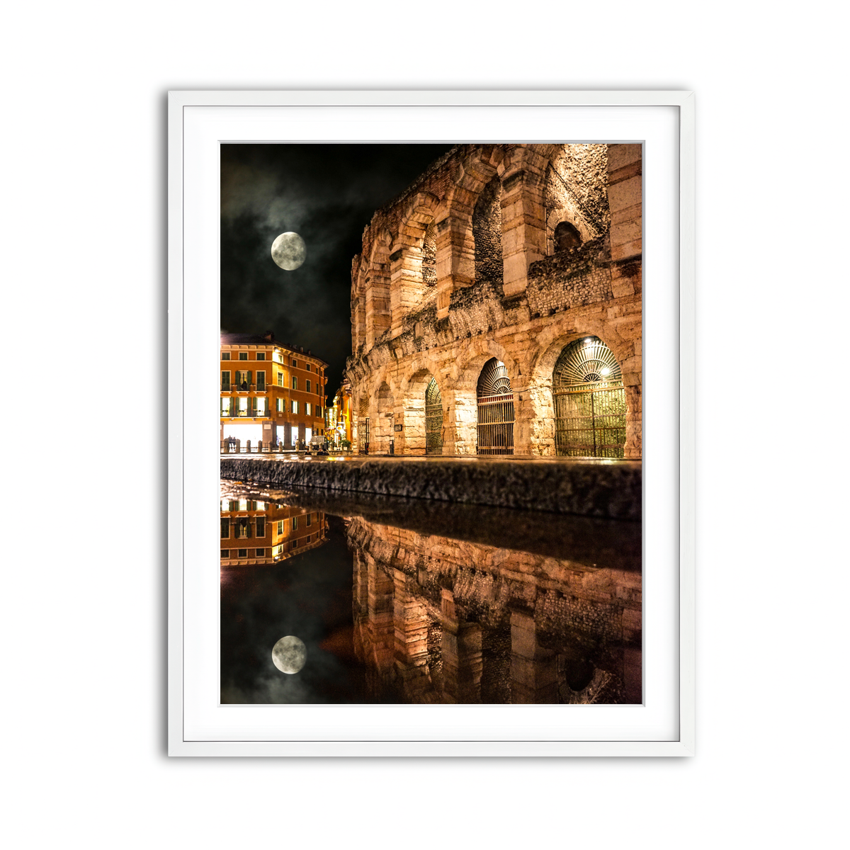 Framed Print 3x4 White