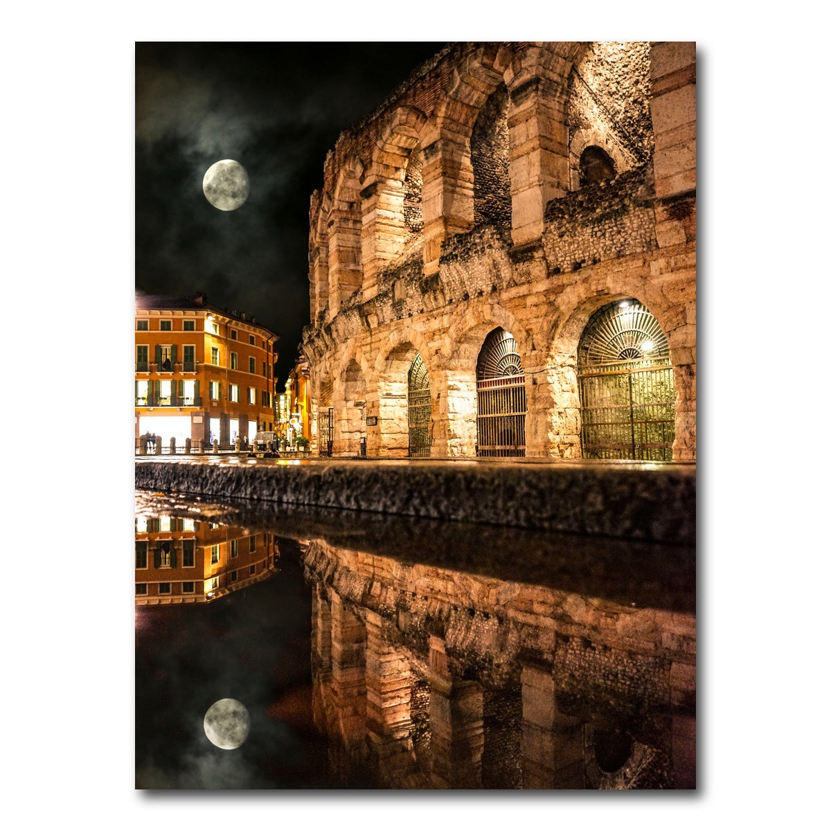 AUTO-MOCKUP WHITE | The Arena of Verona | 1 Piece | Gallery Wrap Canvas | group=3x4
