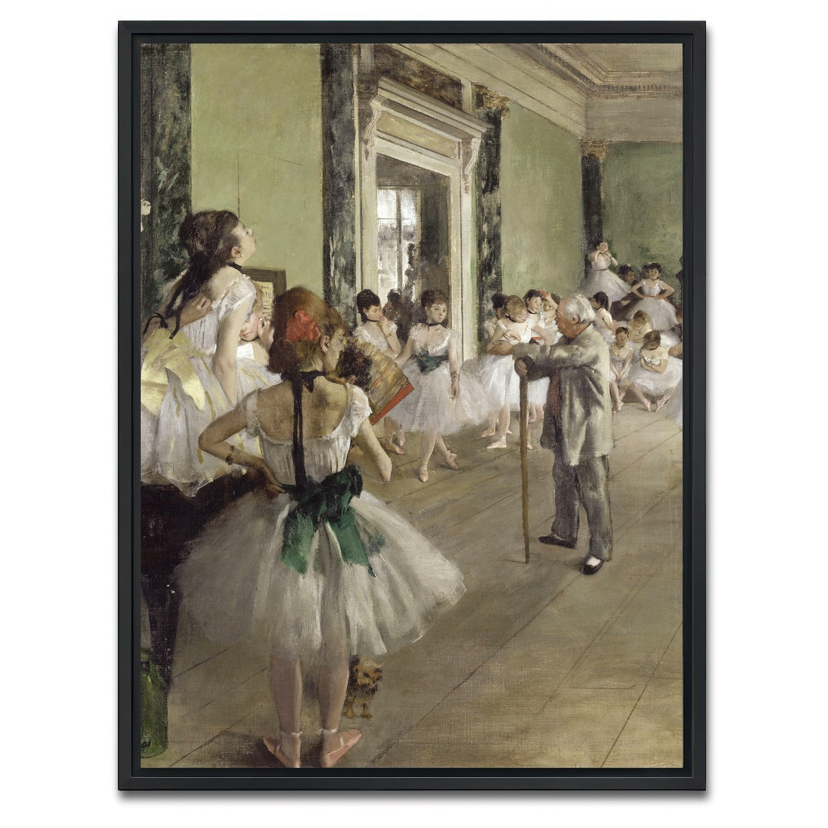 AUTO-MOCKUP WHITE | The Ballet Class | 1 Piece | Black Framed Canvas | group=3x4