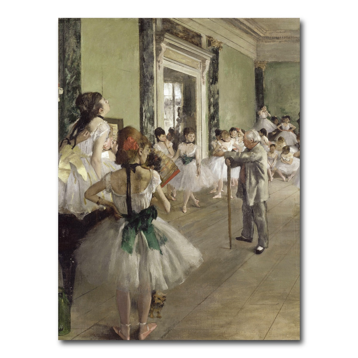 AUTO-MOCKUP WHITE | The Ballet Class | 1 Piece | Gallery Wrap Canvas | group=3x4