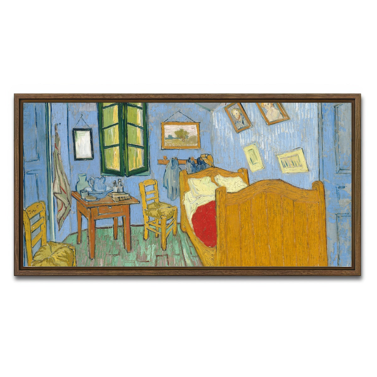 AUTO-MOCKUP WHITE | The Bedroom | 1 Piece | Walnut Framed Canvas | group=2x1