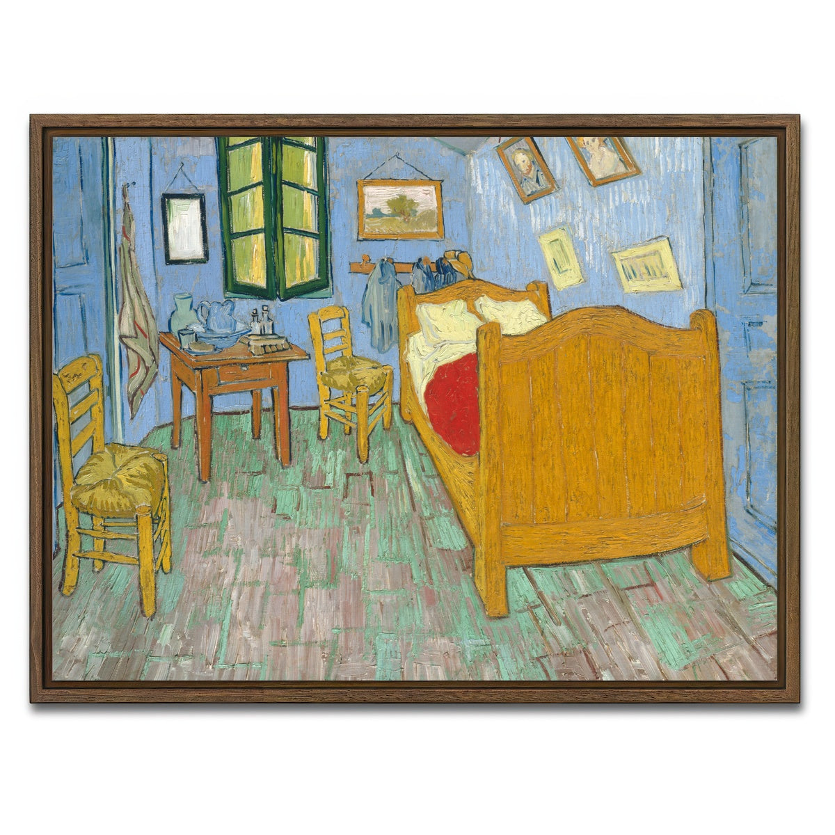 AUTO-MOCKUP WHITE | The Bedroom | 1 Piece | Walnut Framed Canvas | group=4x3