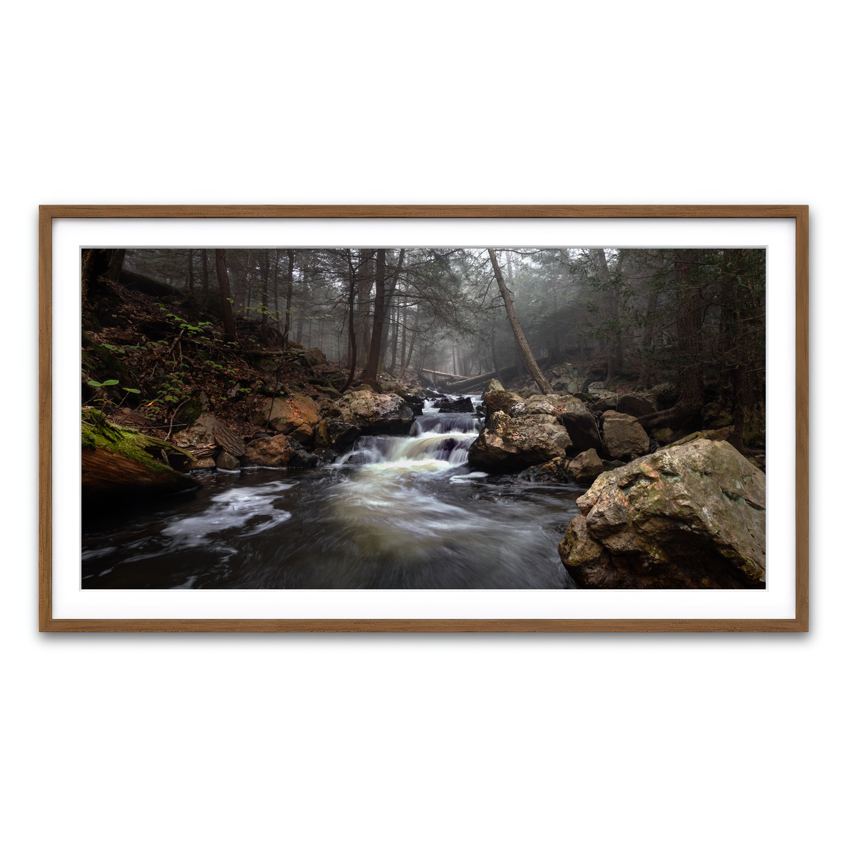 Framed Print 2x1 Walnut