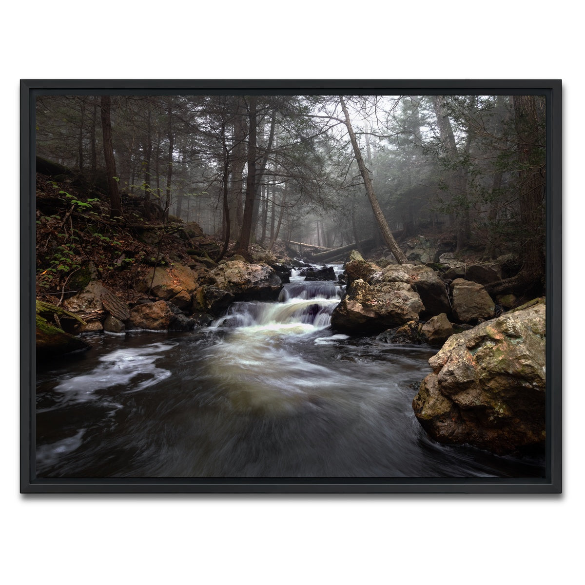 AUTO-MOCKUP WHITE | The Beginning | 1 Piece | Black Framed Canvas | group=4x3