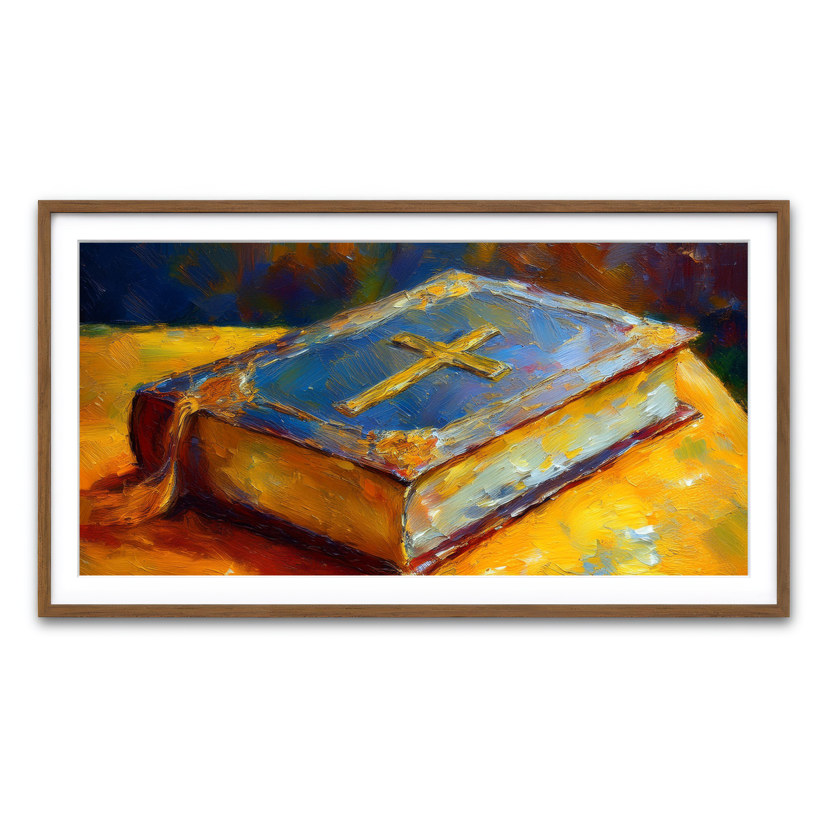 Framed Print 2x1 Walnut