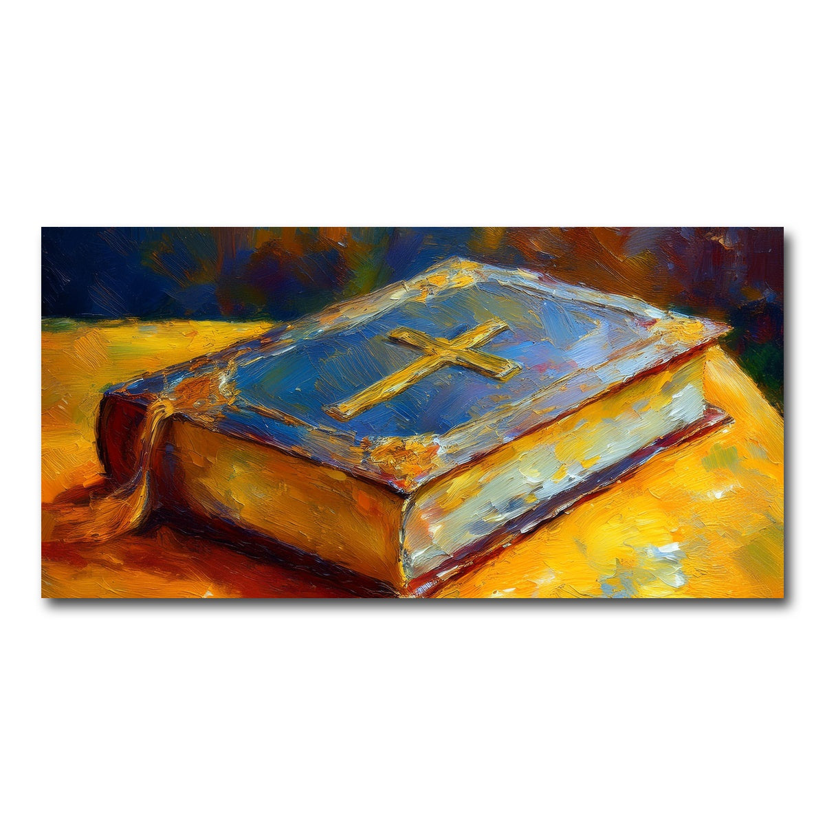 AUTO-MOCKUP WHITE | The Bible | 1 Piece | Gallery Wrap Canvas | group=2x1